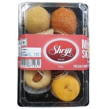 Shriji Mixed Indian Sweets 6pcs