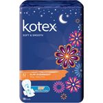 Kotex Soft N Smooth Overnight Wings 32Cm 18 Sachet