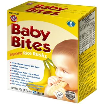 Take One Baby Bites Banana Baby Rusks 50g