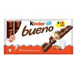 Kinder Bueno Milk Chocolate Covered Wafer With Milky And Hazelnuts 10 x 43g