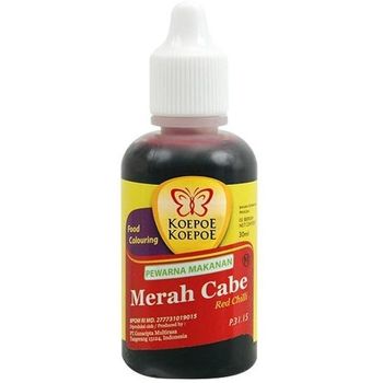 Koepoe-koepoe Red Chili Food Coloring 30ml