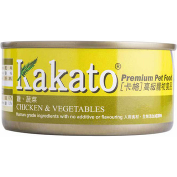 Kakato 170g Chicken Veg 雞肉蔬菜