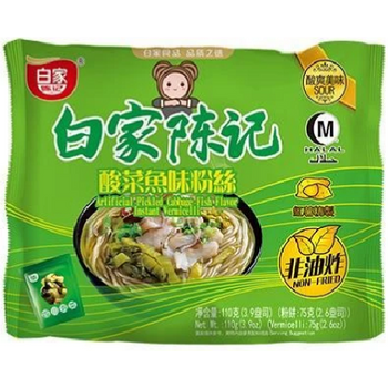 Bai Jia Chen Ji Sour Fish Flavor Powder Instant Vermicelli