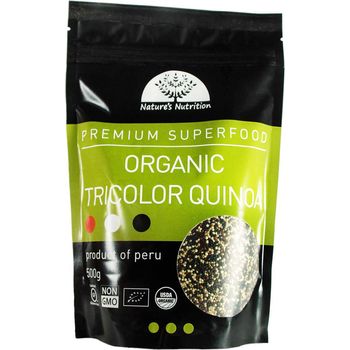 Nature's Nutrition Organic Quinoa Tricolour 500g