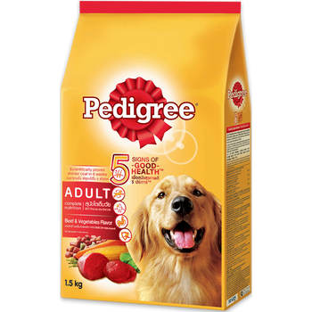 Pedigree Adult Dog Food Beef and Vegetable Flavor 1.5kg