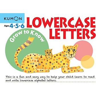 Kumon Growtoknow Lowercase Letters Grow To Know Workbooks