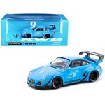 Tarmac Works RWB 993 Blue Diecast Car