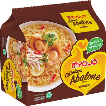 Myojo Chicken Abalone 5 X 80g
