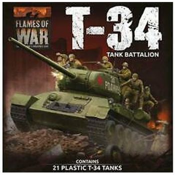 Flames Of War T-34 Tank Battalion Soviet Army Box
