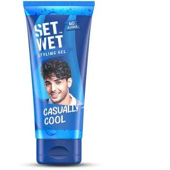 Set Wet Styling Hair Gel for Men Casually Cool 100ml