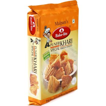 Bake Lite Puneri Special Khari Fresh And Crisp Baked And Toasted 200g