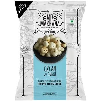 Mr Makhana Cream And Onion Super Snack 27.5g