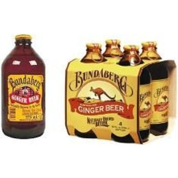 Bundaberg Ginger Beer Non-Alcoholic Beverage 4x 375ml