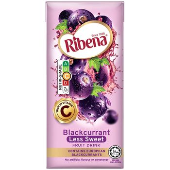Ribena Blackcurrant Less Sweet 200ml