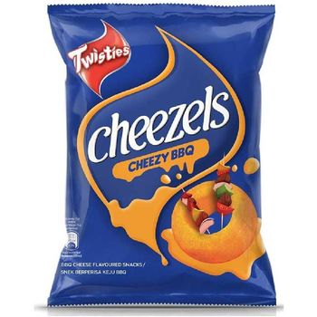 Cheezels Corn Crisp Puffy Ring BBQ 60gx5pcs 
