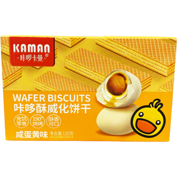 Kaman Salted Egg Flavored Wafer Biscuits