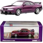 Inno Models Nissan Skyline GT-R R33 Midnight Purple Diecast Car