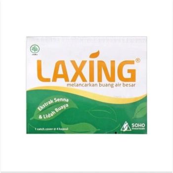 Laxing 4 Capsules Herbal Medicine (Bundle 5 strips)