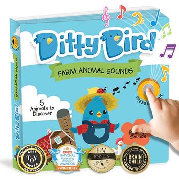 Imagine That Publishing Ditty Bird Farm Animal Education Toy