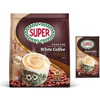 SUPER Charcoal Roasted White Coffee Classic 600g
