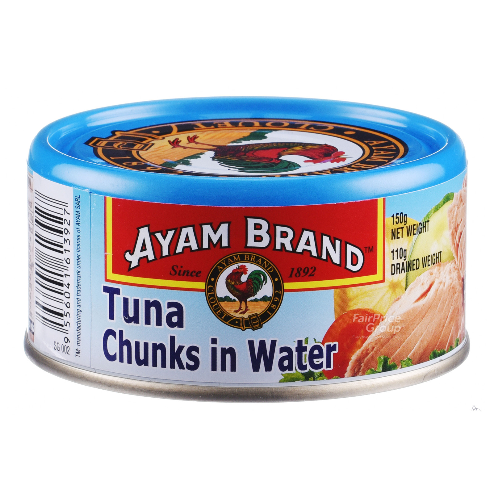 Heng Yuan Provision Shop Ayam Brand Tuna Chunks Water Fairmart
