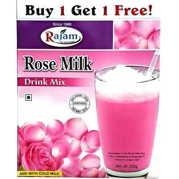 Rajam Instant Rose Milk Mixbuy 1 Get 1 200g