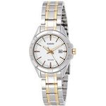 Casio Women's Ltp1308sg-7av Silver Stainless-steel Quartz Watch With White Dial