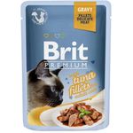 Brit Premium Adult Tuna Fillet in Gravy Wet Cat Food 85g