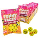 Zed Soft Chewy Candy Funny Face 90g