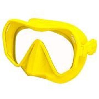 Seac Touch Scuba Diving Snorkeling Freediving Mask Mono Lens Frameless Sye Yellow