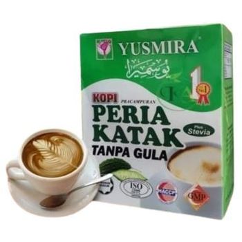 Yusmira Sweet Frog Coffee Stevia Without Sugar 15pcs 25g