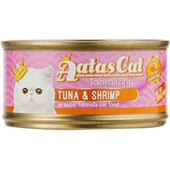 Aatas Cat Canned Food Tantalizing Tuna And Shrimp In Aspic 80g