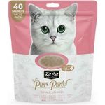 Kit Cat Purr Puree Tuna And Salmon Cat Treats 40 Sachets Value Pack 600g