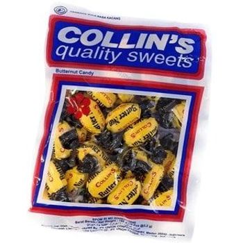 Gula-gula Butternut Gula-gula Berkualiti Collin 160pcs 3.2g