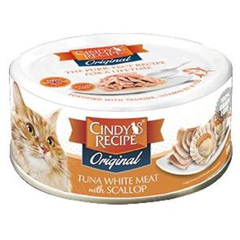 Cindy Recipe Original Tuna White Meat with Scallop 80g