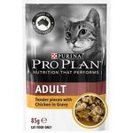 Pro Plan Adult Chicken Gourmet Pouch Wet Cat Food 85g