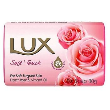 Lux Soft Touch French Rose And Almond Oil Soap 80g