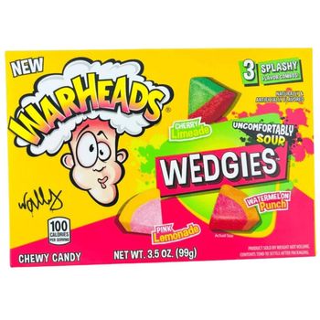 Warheads Wedgies Sour Chewy Candy 3 flavours 99g
