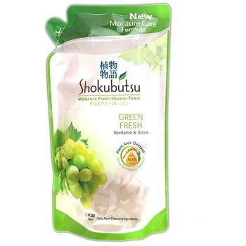 Shokubutsu Shower Foam – Green Fresh 550g