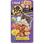 Ciao Inaba Cat Soft Bits Mix Tuna & Chicken Fillet with Dried Bonito Chicken Soup and Squid Flavor 25g