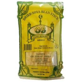 OS Dried Soya Bean Skin Mixed Tahu Kering