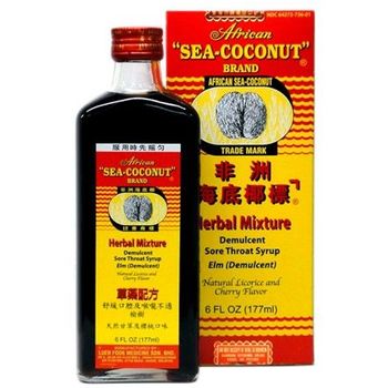 African Sea Coconut Herbal Mixture Cough Syrup 177ml