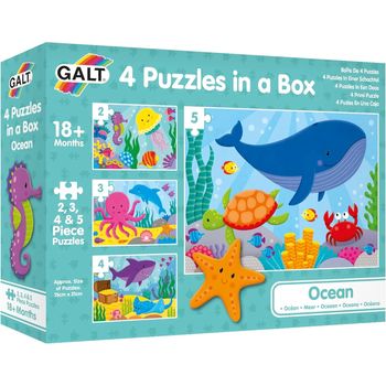 Galt 4 Puzzles In A Box Ocean
