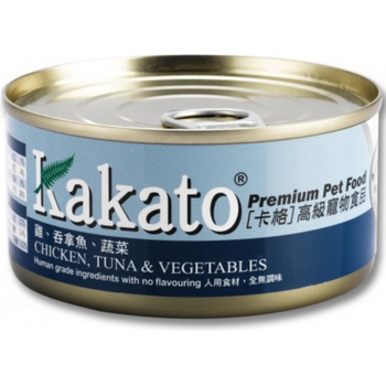 Kakato 170g Chick Tuna Veg 雞吞拿魚蔬菜
