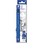 Staedtler Mars Lumograph Drawing Pencil 100-2B Pack of 12