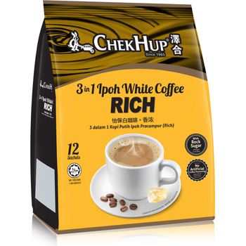 Chek HuP 3 in 1 Ipoh White Coffee King 12pcs 40g