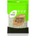 Lotus Organic Creamy Style Rolled Oats 750g