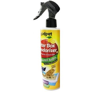 Gudpet Litter Box Deodorizer Spray Lemon 300g