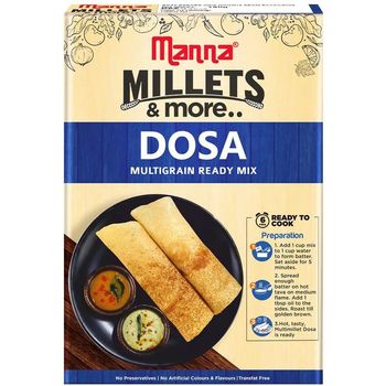 Manna Instant Multigrain Millet Dosa Ready Mix 180g