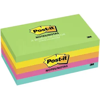 3M Post-it Notes Jaipur 655-5UC, 3"x 5" 5 Pads/Pack
